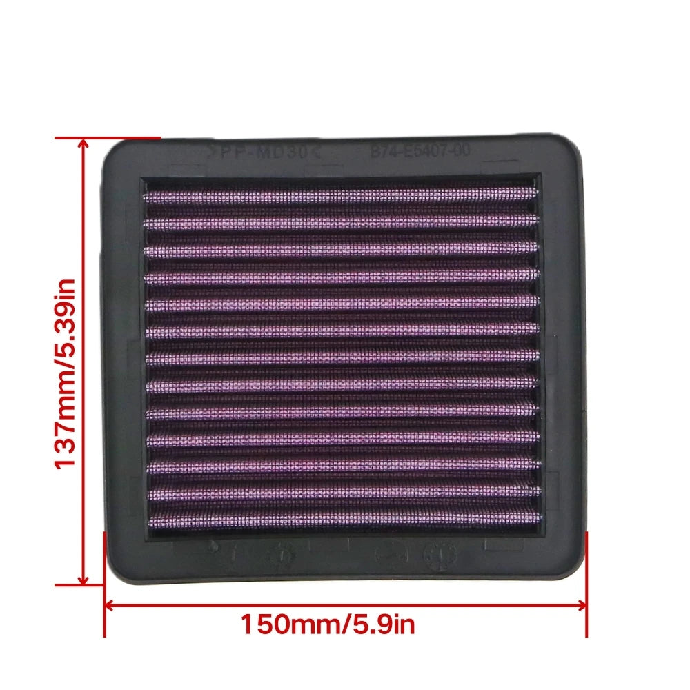Motorcycle Air Filter Air Cleaner Washable For XMAX250 XMAX300 XMAX 250 300 2017-2021