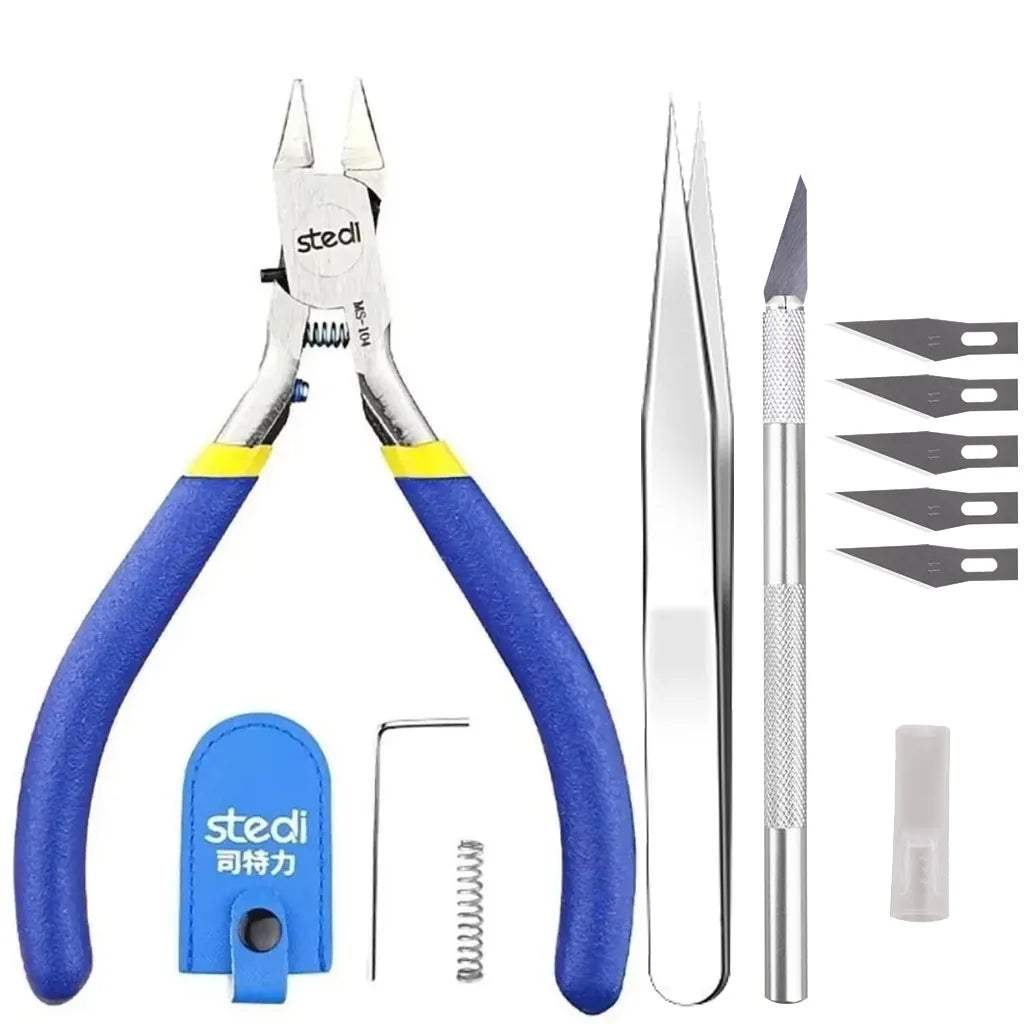 KUAIQU MS-104 Single Edged Model Pliers High Carbon Steel Precision Thin Blade Plier For Toy Assembly Craft DIY Accessories