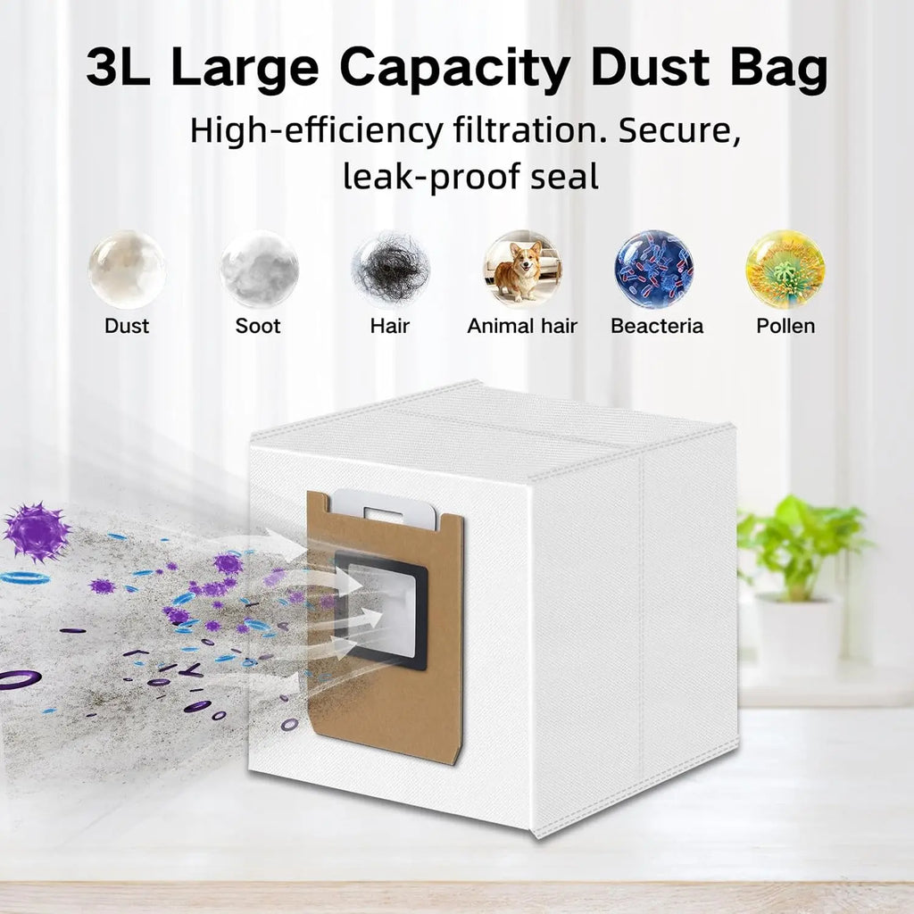 Replacement Parts for Eufy C28 Omni / Eufy C28 Robot Vacuum Cleaner Accessories Main Side Brush HEPA Filter Dust Bag Mop Rollers