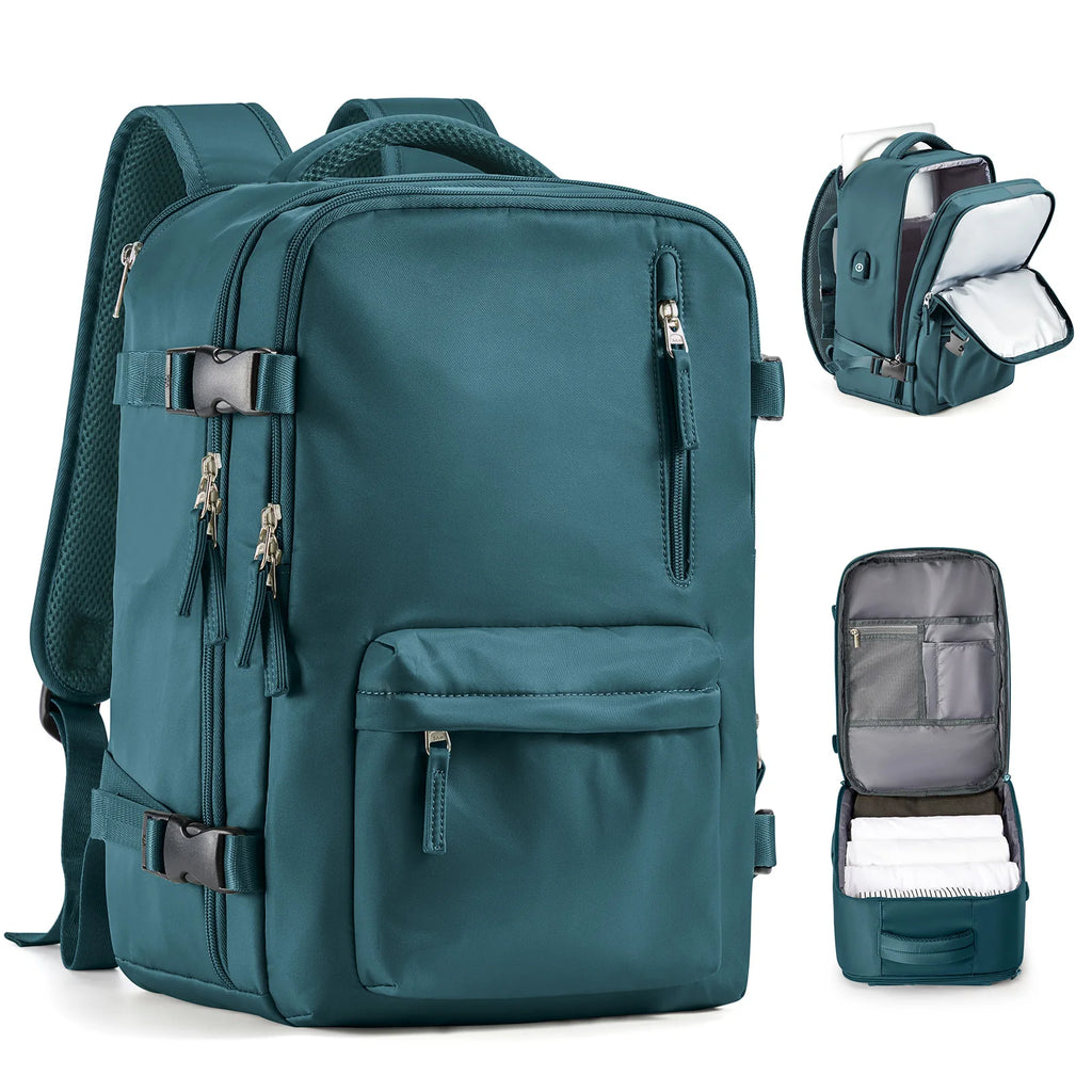 Travel Backpack Cabin Bag, Ryanair Backpack 40x30x20 Carry-Ons, Men Women 15.6 inch Laptop Backpack, Casual Trekking Backpack