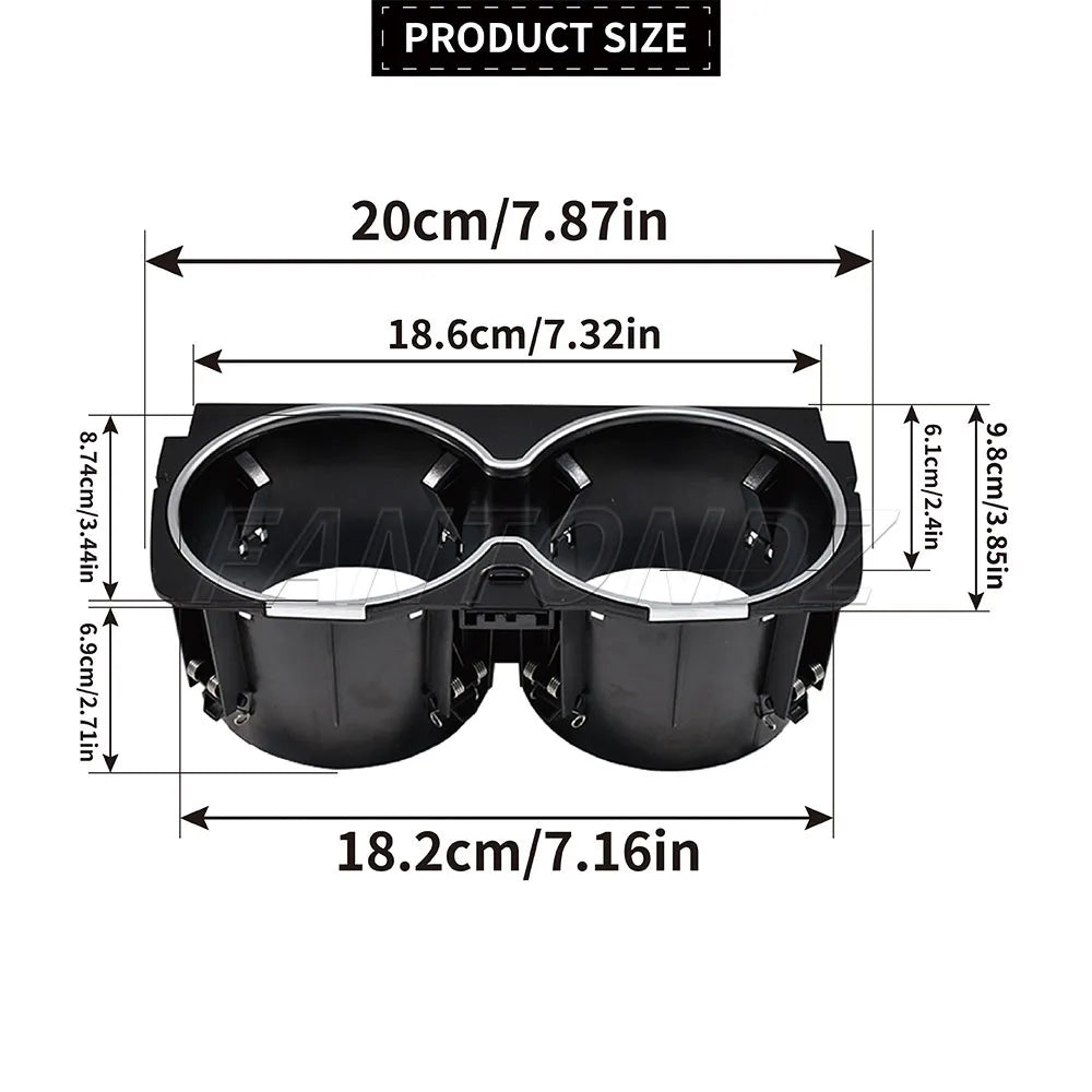 For Mercedes Benz S-Class W222 2014-2017 Center Console Drinks Cup Holder Storage Box Drink Cup Holder A2226830075