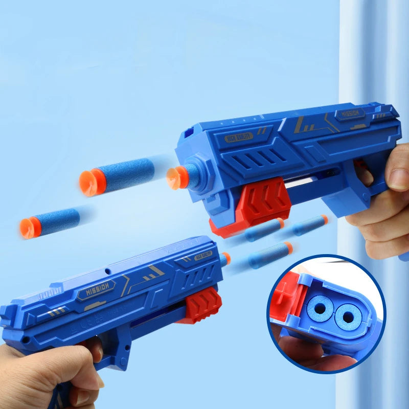 7.4" F-35 Launcher Foam Airplane Catapult Plane with Soft Bullet Gun for Kids Summer Outdoor Aircraft Flying Novelty & Gag Toys