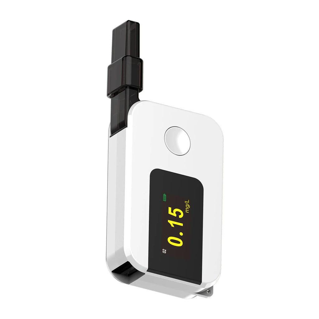 Portable Digital Alcohol Breath Tester 0.400% BAC Accuracy Electrochemical Alcoholmeter Blowing Alcohols Meter For Drunk Driving