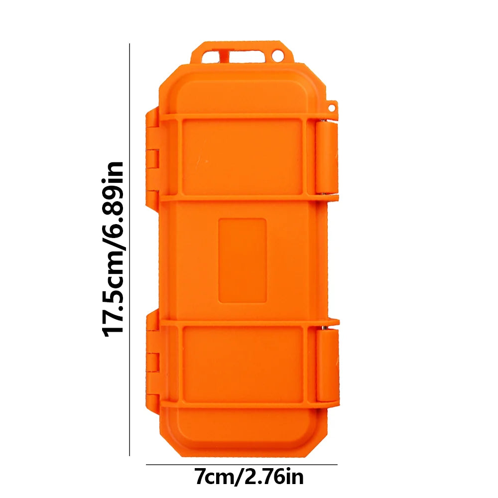 17.5x7cm EDC Tactical Waterproof Anti-fall Storage Box for Hardware Tools Plastic Shockproof and Pressure-resistant Tool Box