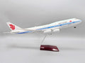 Resin Air China 747 Model Airplane 47CM 1:150 Scale With Wheel LED Light Diecast Airplanes For Collection Gift By Aviatio