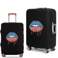 Luggage Protective Cover Thicken Elastic Luggage Dust Case Bag for 18-28 Inch Travel Suitcases Mouth Pattern Travel Accessories