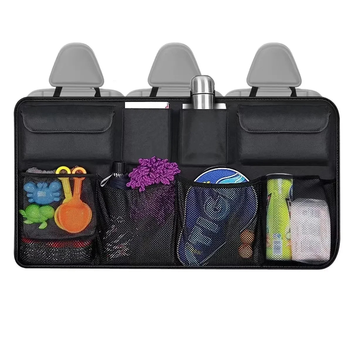 Multi functional Car trunk storage bag SUV car seat back hanging bag Auto storage mesh bag Car interior storage Accessories