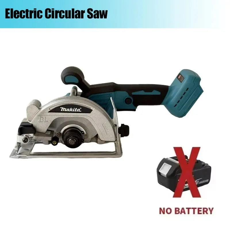Makita 5in Brushless Motor Cordless Electric Circular Saw Rechargeable Handheld Wood Stone Adjustable Circular Cutter Saw