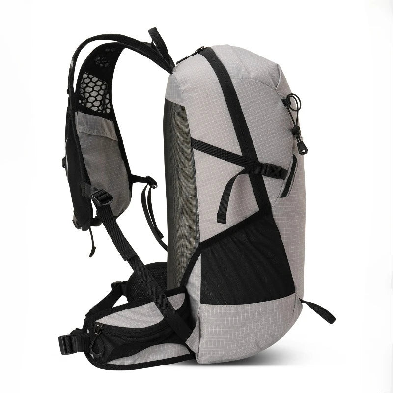 Outdoor Hiking Backpack 25L Large Capacity Sports Bag  Nylon Waterproof Wear-resistant Backpack for Climbing Traveling Dry Bag
