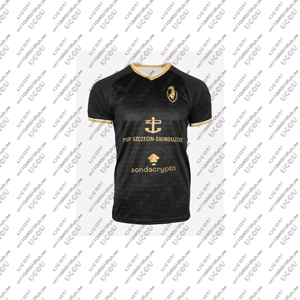 2025-26 Mens Girls Kids Boys Breathable Football Jersey Top Home Jersey Soccer Sports Away Third P-Pogoń Szczecin Autumn Poland