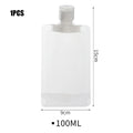 Travel Empty Squeeze Bags Lotion Dispensing Bag Refillable Shampoo Toiletries Conditioner Liquid Cosmetic Storage Pouches