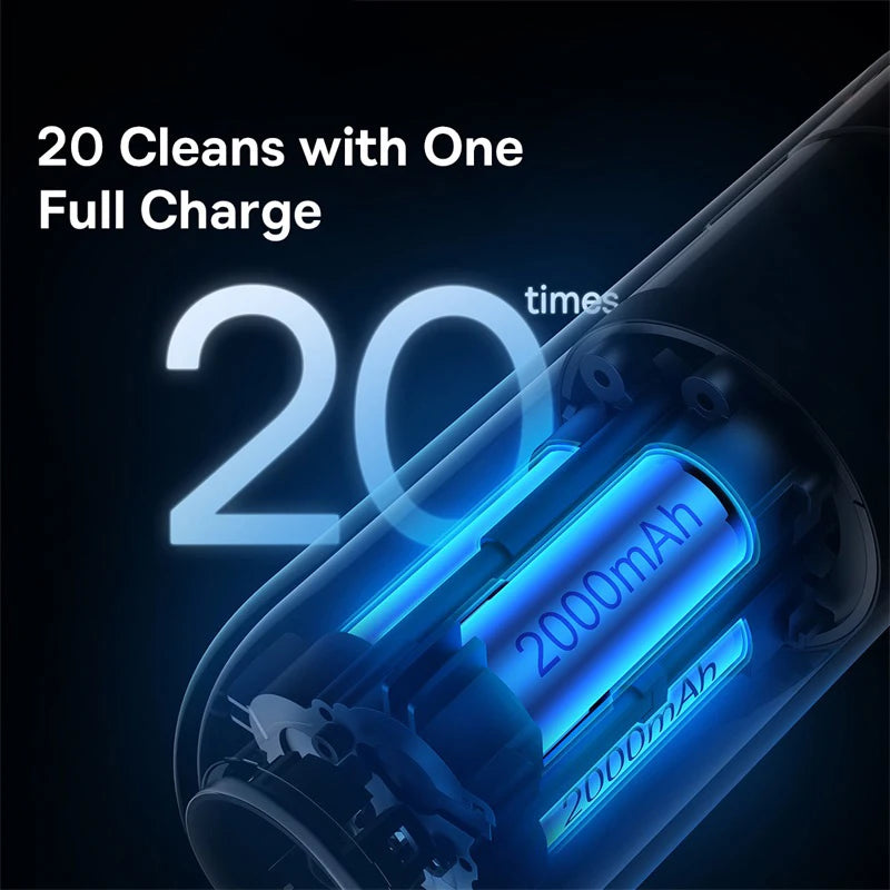 Baseus  A2Pro Car Vacuum Cleaner 6000Pa Wireless Vacuum Cleaner For Car Home Cleaning Mini Handheld Car Vacuum Cleaner