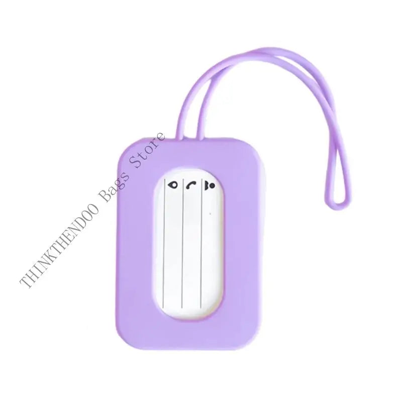 Silicone Airline Luggage Tages for Suitcases Name Labels Suitcase Tages for Travel Bag Case Name Tages Flexible