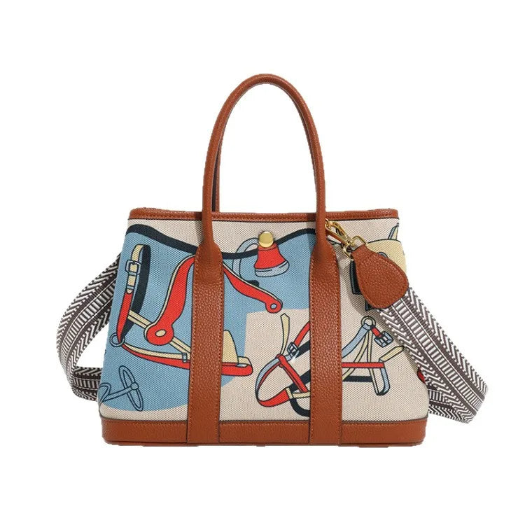 Classic Luxury Everyday Designer Diaper Bag Women Fashionable Leather Tote Large Capacity Elegant Crossbody Handbag Versatile