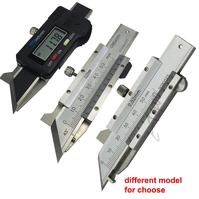 15 30 45 60 Degree Digital Chamfer Gauge Stainless Steel Chamfering Calipers Vernier Caliper Chamver Vernier Caliper