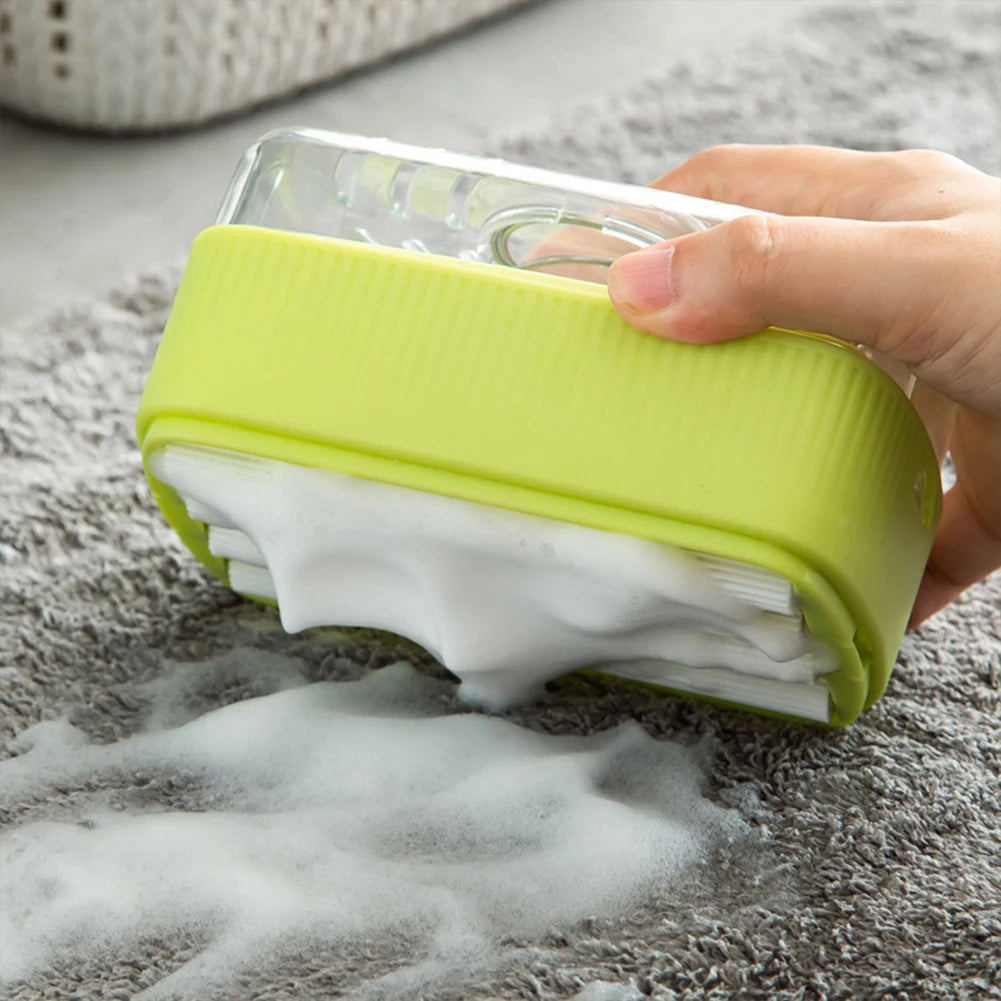 Soap Bubble Box With Laundry Brush Multifunctional Free Hand Rubbing Roller Box Easy to Disassemble Foams Quickly