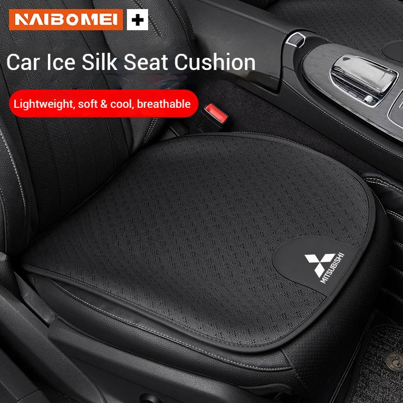Car Seat Cushion Ice Silk Breathable Car Seat Cover For Mitsubishi Outlander Triton Colt Lancer EX Evolution X Pajero L200 ASX