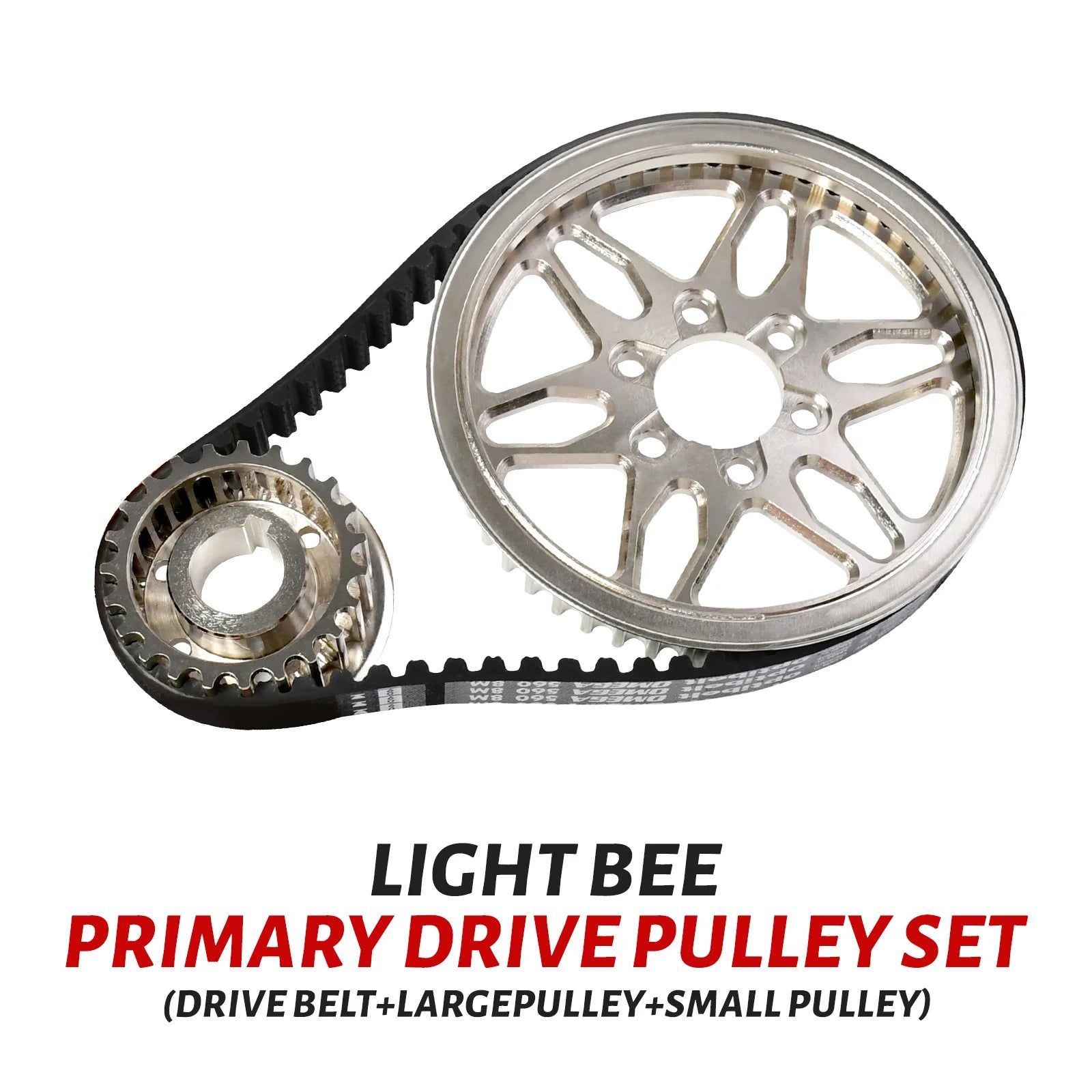Motorcycle Upgrade Primary Transmission Gear Wheel Pulley Assembly Drive Pulley Set for Surron Light Bee X Electric Dirt Bike