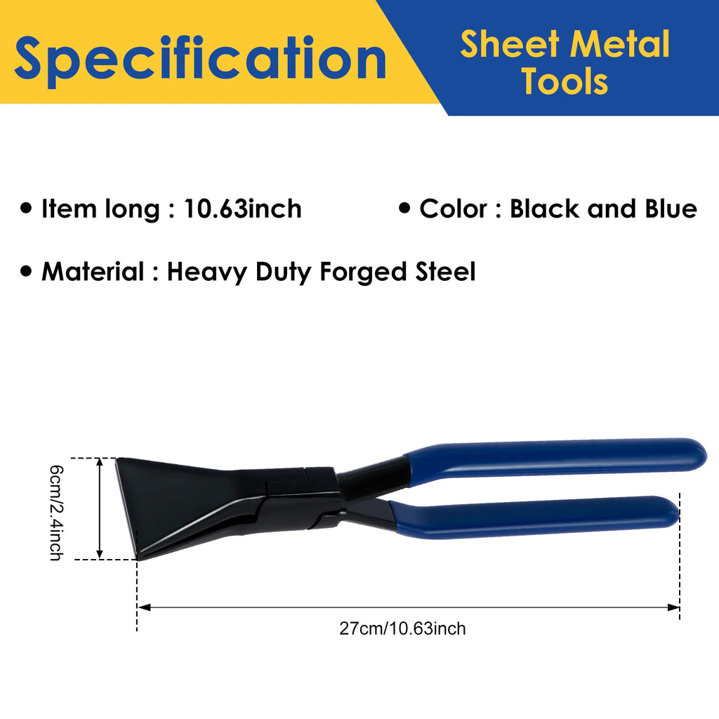 Metal bending pliers flattening pliers manual sealing metal plate tools durable manual sealing machine sheet metal tool kit