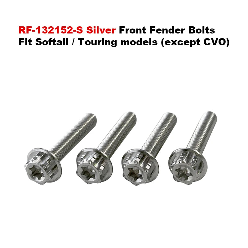 Titanium Alloy Colors Brake Caliper Mounts Bolts Front Fender Screws Fit HD Touring Softail XL Motorcycles