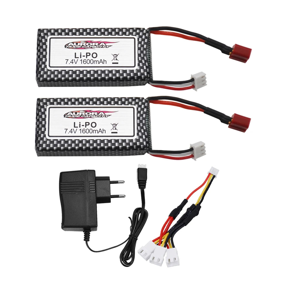 Upgrade Rechargeable Battery 2S For 9125 Remote Control Car Spare Parts 7.4v 1600mah Lipo Battery XLH 9125 battery 1600mAh