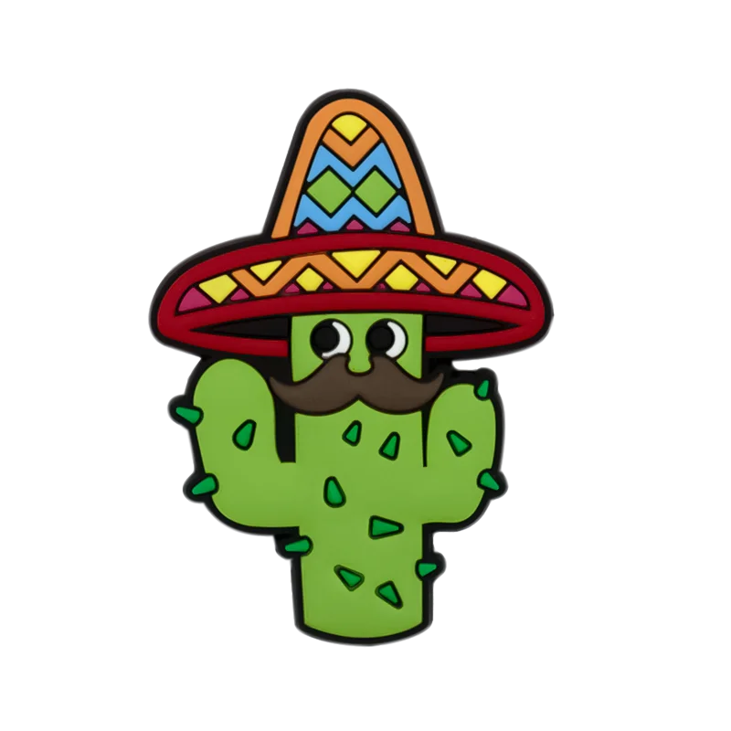 1/25pcs Tropical & Beach Theme Bag Charms Set DIY Decorative Pins Cactus Sombrero Fashion Women Handbag Tote Accessories Gifts