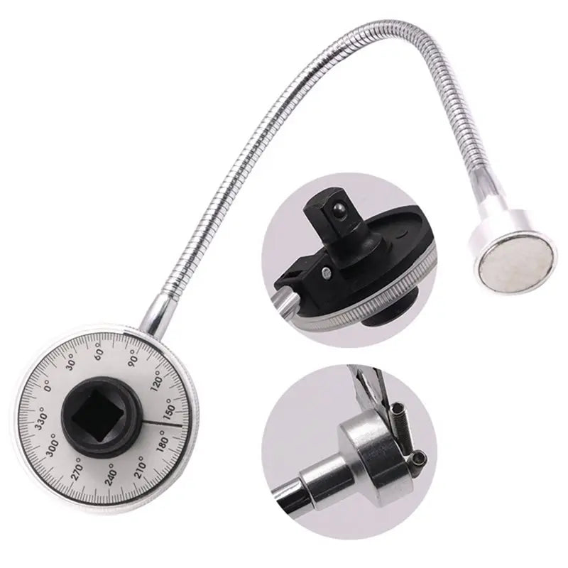 AB34-360 Degrees Torque Meter Calibrated In Degrees Torque Angle Gauge Torque Wrench Adjustable Torque Regular Scale