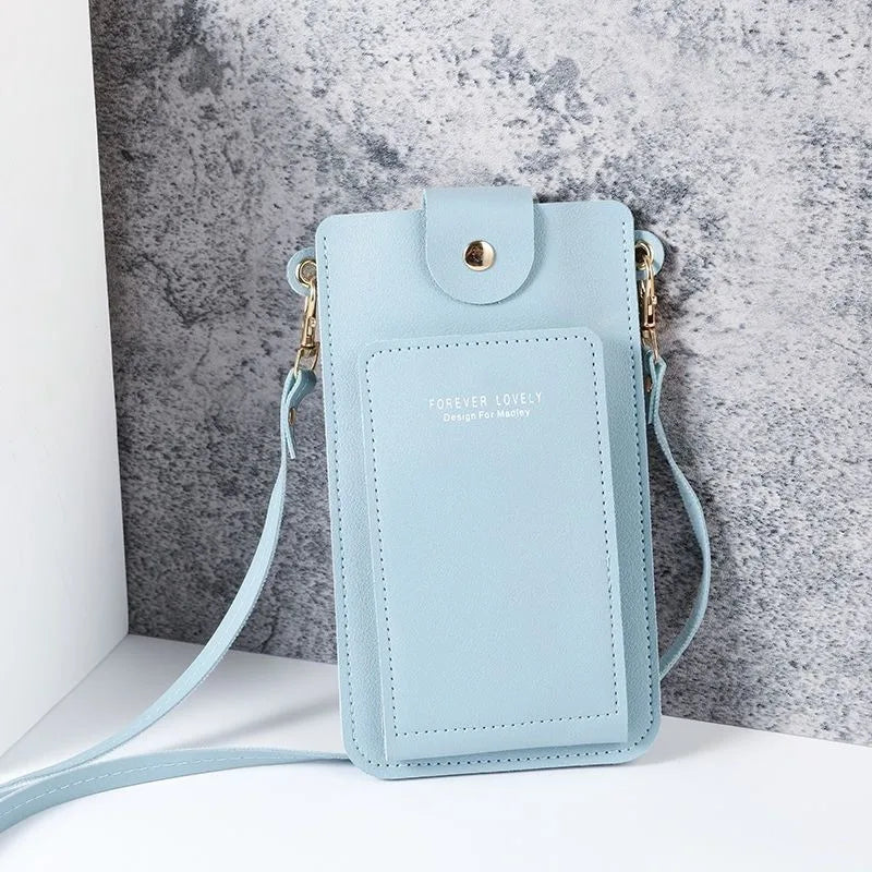 Multi-functional Cell Phone Touch Screen Clutch Bag Women's Wallet Large Capacity Travel Card Holder Passport Holder