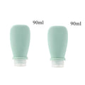 1/2/3pcs 90Ml Travel Silicone Refill Bottle, Shower Gel, Shampoo Refill Bottle, Squeeze Refill Empty Bottle