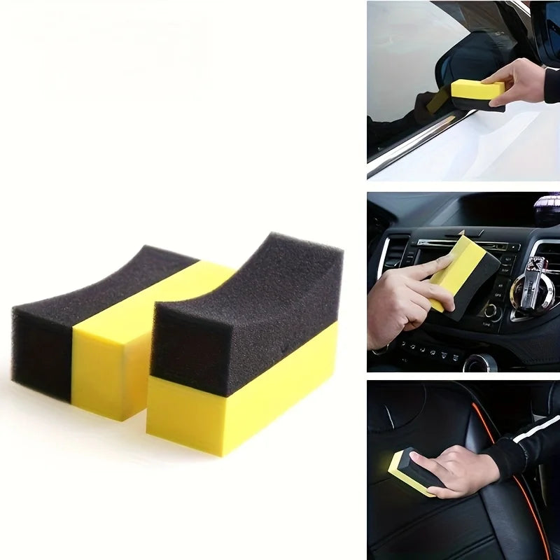 New Car Cleaning Care Set dust brush cleaning brush sponge brush, waxing sponge car wash cloth