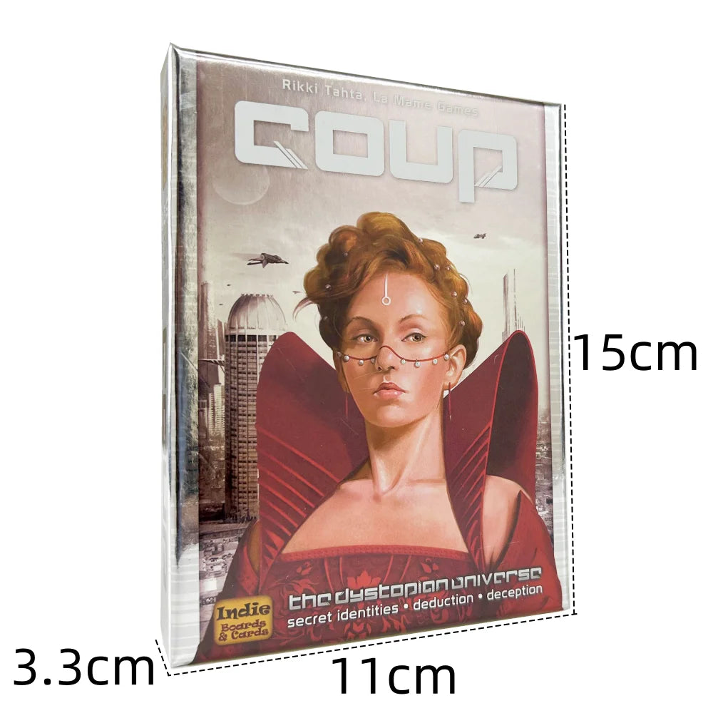 1 Box Coup | Card Game Coup Reformation 1 | 2nd Edition Expansion Holding Resistance Mission Board Game Deck
