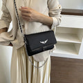 2026 New Style French Export Classic Multi-purpose Fashion Chain Flip Cover Side Carry Single Shoulder Side Bag with Wings for W