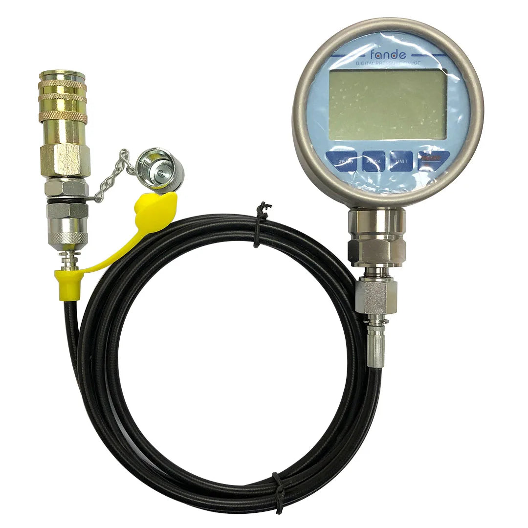 600bar and 400bar Hydraulic Pressure Gauge Kit Accuracy 0.5%FS for Excavator Construction Machinery 12 PCS Tester Coupling