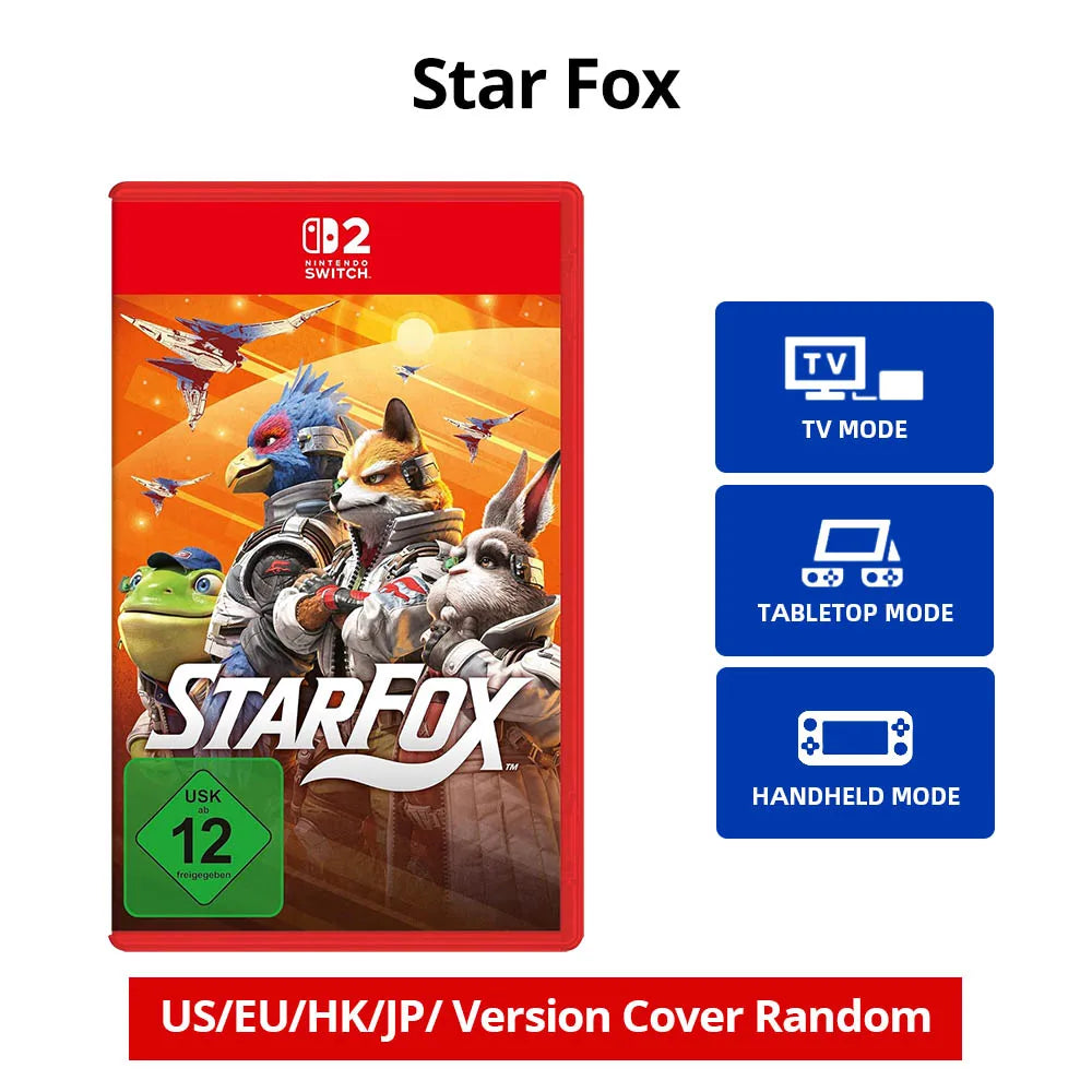 Nintendo Switch 2 Game  Deals  - Star Fox - Games Adventure Action and RPG Genre Switch 2 Edition