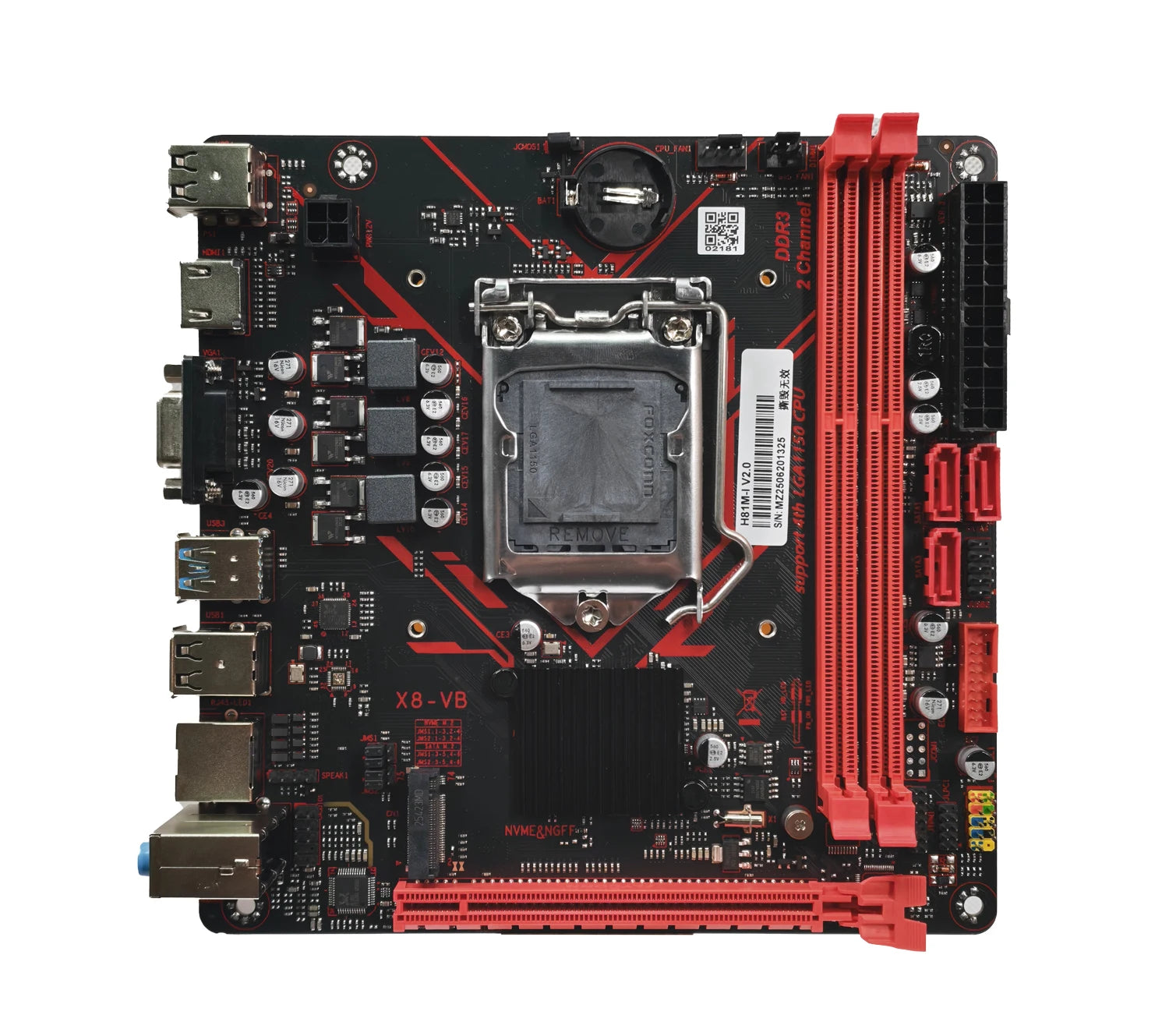 H81 Desktop PC TPM 2.0 PIN Mini ITX Motherboard Set Kit with I5 4590 4690 I7 4770 4790 CPU and 16GB DDR3 1600MHz Memory Set Kit