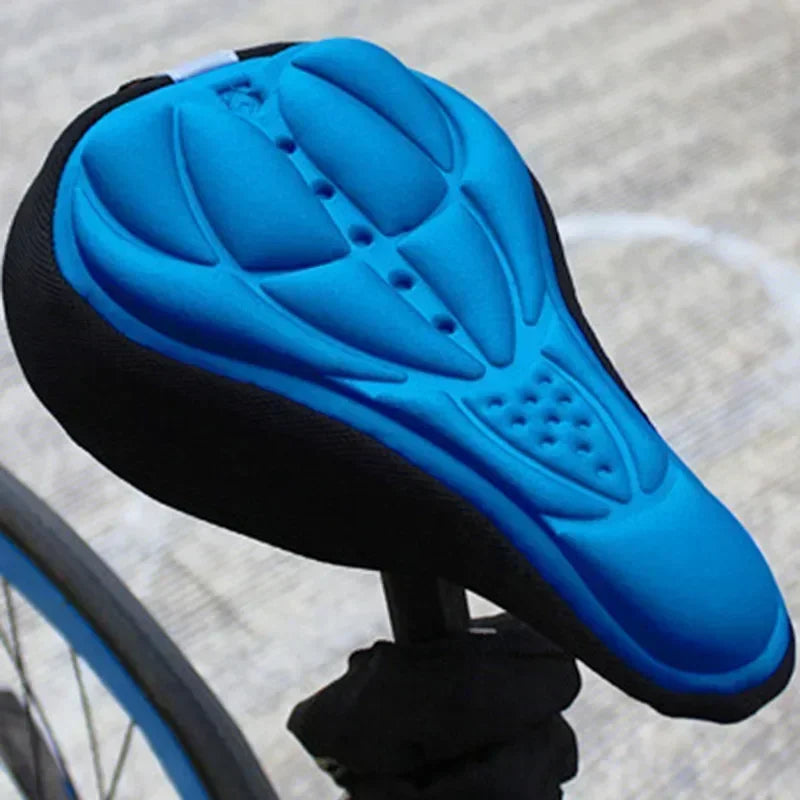 3D Bicycle Saddle Soft Cover Comfort Breathable Sponge Foam Seat Cushion Cycling Seat Pad Outdoor Mountain Bike Accessories