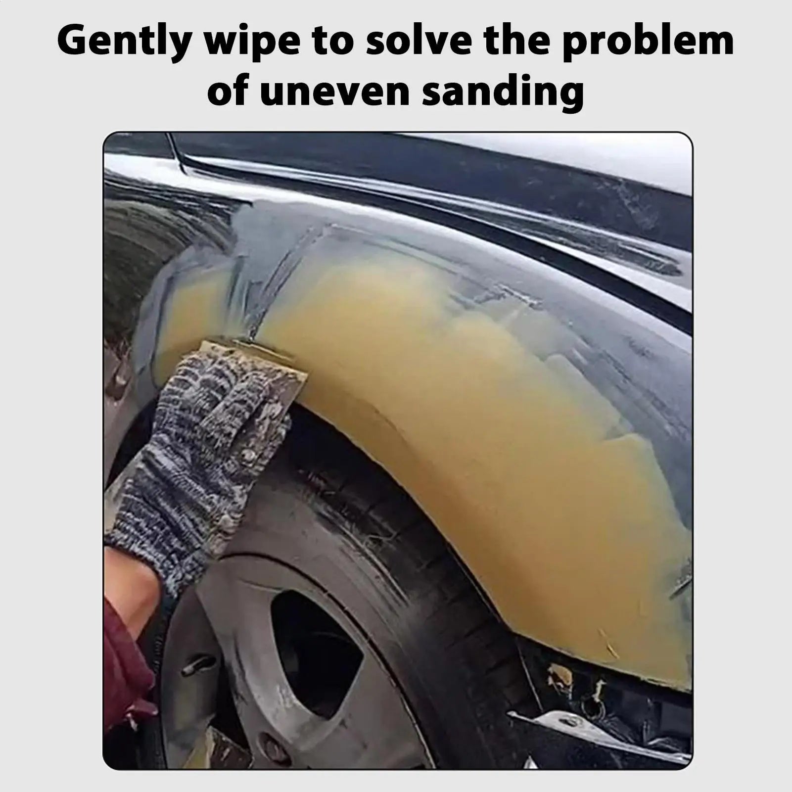 Auto Body Guide Coat Powder For Auto Body Reusable Portable Tool With Handle Multipurpose Dry Guide Coat