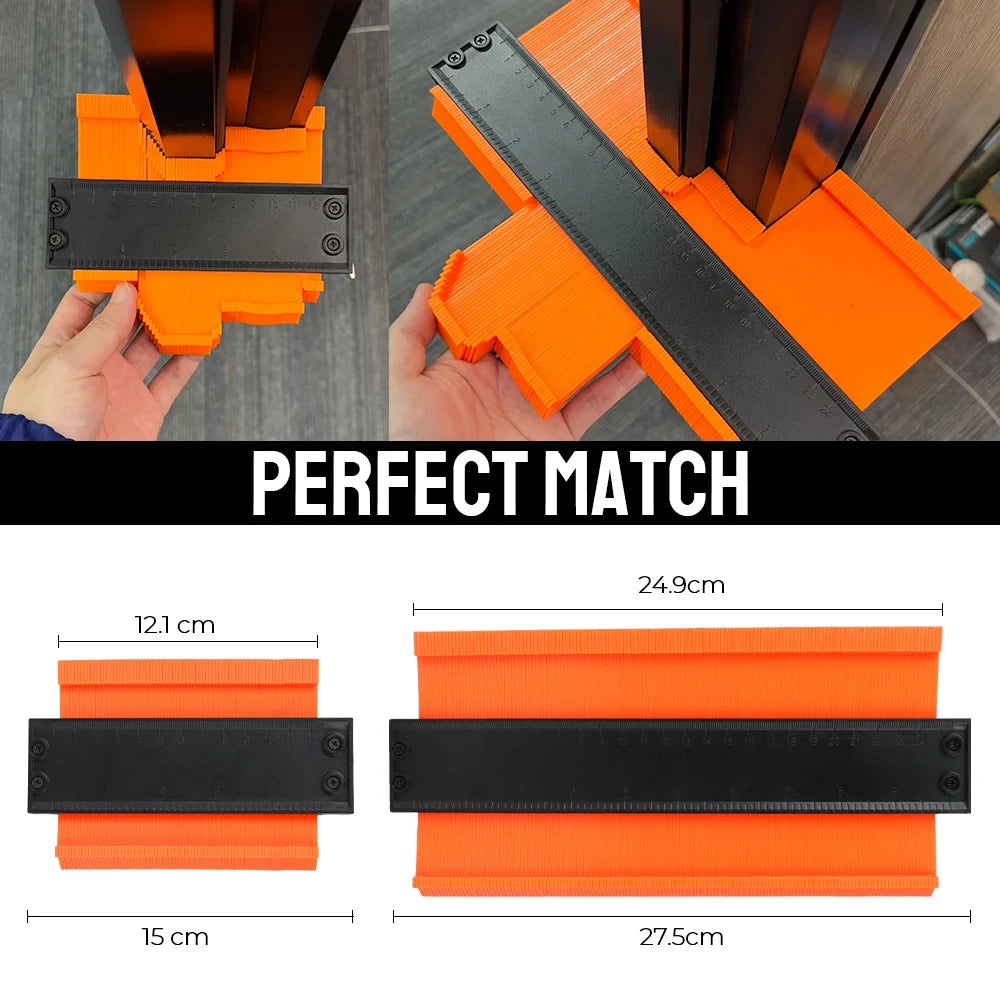 Contour Gauge Shaping Wood Measure Ruler Tiling Laminate Tiles Meethulp Gauge Irregular Shape Duplicator Wood Marking Tool