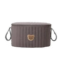 Korean Style Baby Diaper Bag Cute Bear Design Multifunctional Mommy Bag Storage Compartments Organizer Pockets