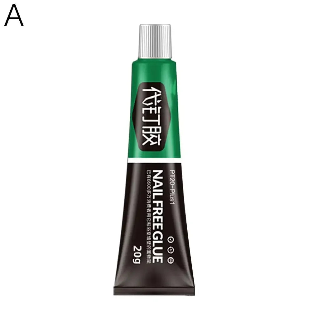 20g Multi-functional Nail-free Glue Waterproof Concrete Strong All-purpose Brick Glue Glue Glass Plastics Plaster Metals St S6Q9