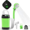6000mAh Electric Camp Shower Full Screen Portable Pump for Outdoor Shower Car Cleaning Tool Set