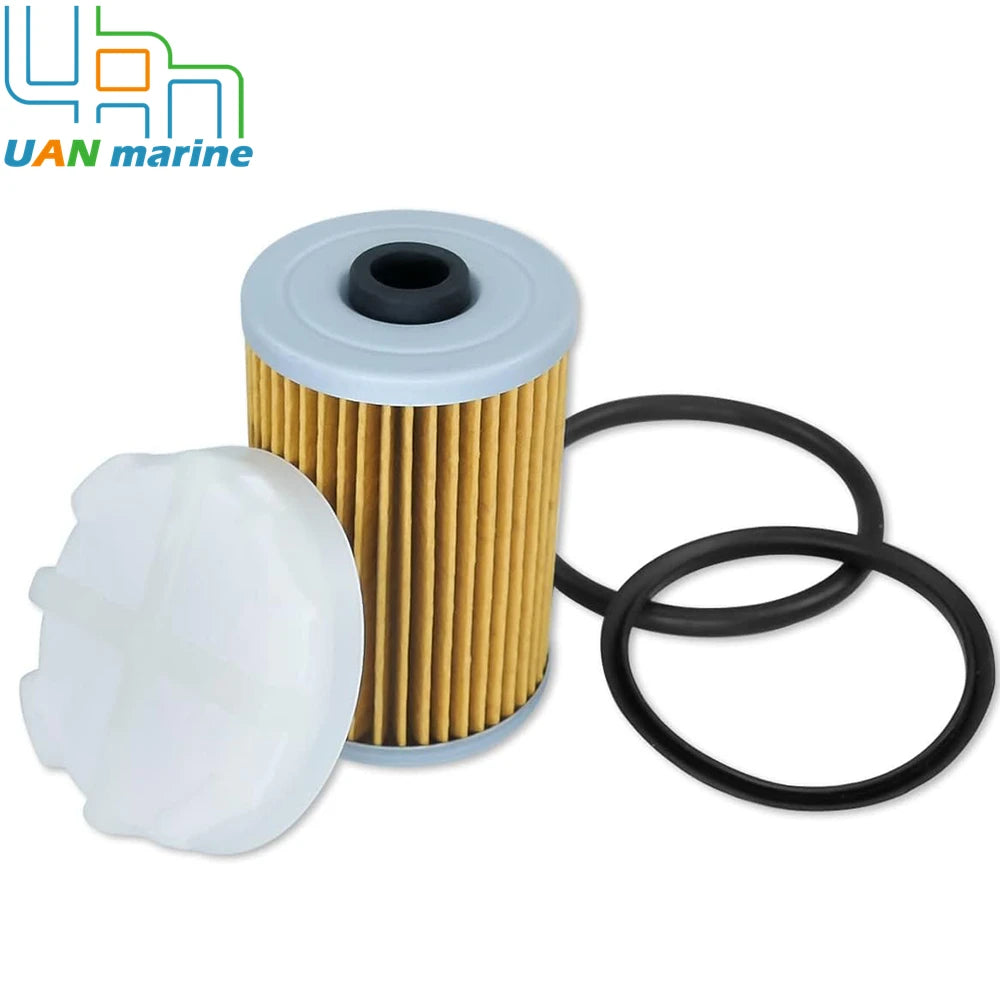 2 Pcs Cool Fuel Filter&Disc Filter with O-rings for Mercury Mercruiser Gen 3 35-8M0093688 35-866171A01 35-8M0204703 35-892665