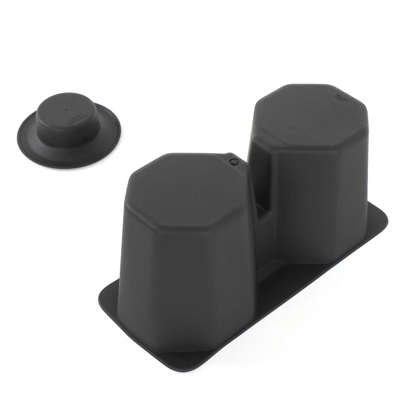 For Mitsubishi Triton L200 2024 2025 TPE Removable Center Console Cup Holder Anti-Slip Waterproof Cup Holder Car Accessories