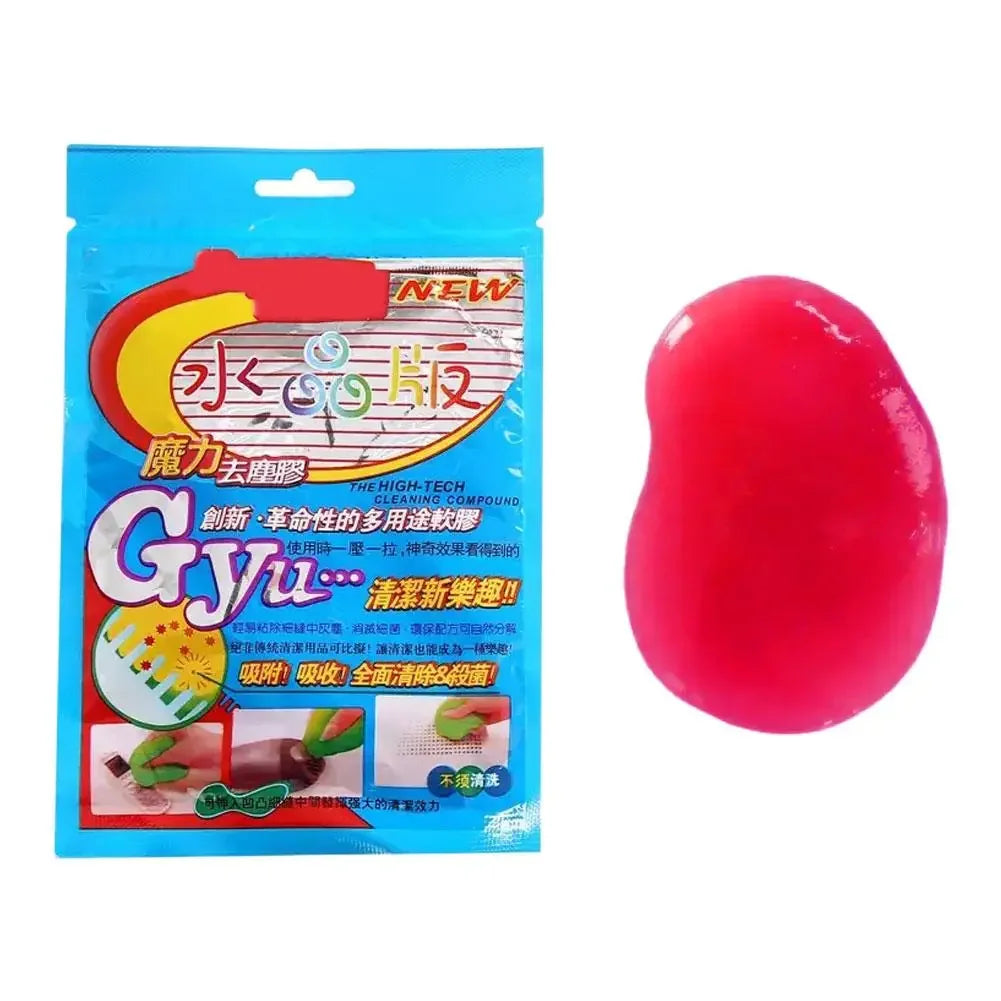 Car Cleaning Gel Reusable Keyboard Cleaner Gel Tool Air Dirt Vent Dust Gel Cleaner Multiuse Removal Automobile Slime R3C4