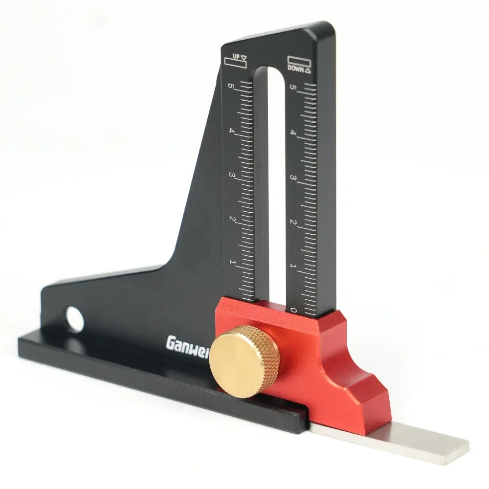 Height Gauge Depth Measuring Instrument Ruler Trimming Machine Saw Table Adjustment Woodworking Tools DIY