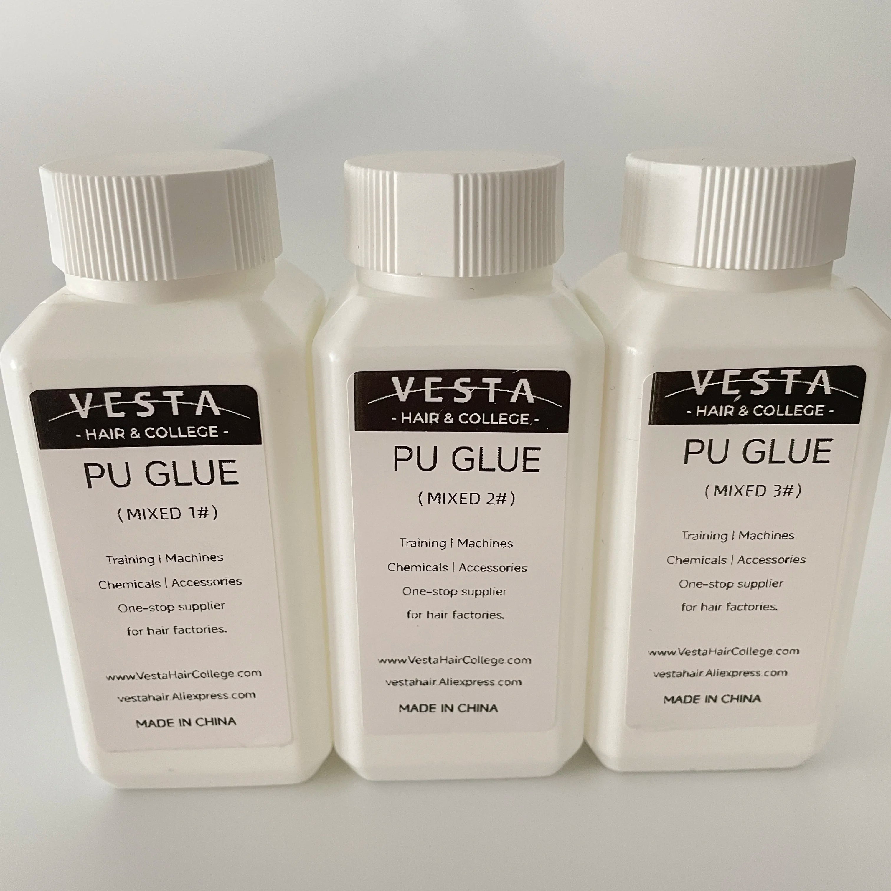 Mini Bottle Pu Glue Mixed Ready For Making Tape Hair Extension Toupee Topper