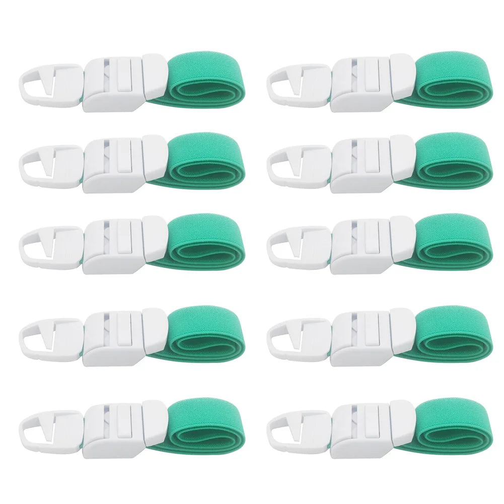 5/10pc Buckle Type Medical Tourniquet Quick Release First Aid Bandage Life Saving Hemorrhage Control for Camping Safety Survival