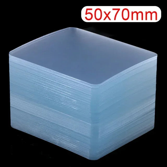 10/120PCS Heavy Duty Double Sided Adhesive Patches Nano Tape Transparent Square Wall Stickers Waterproof Removable No Traces Pad
