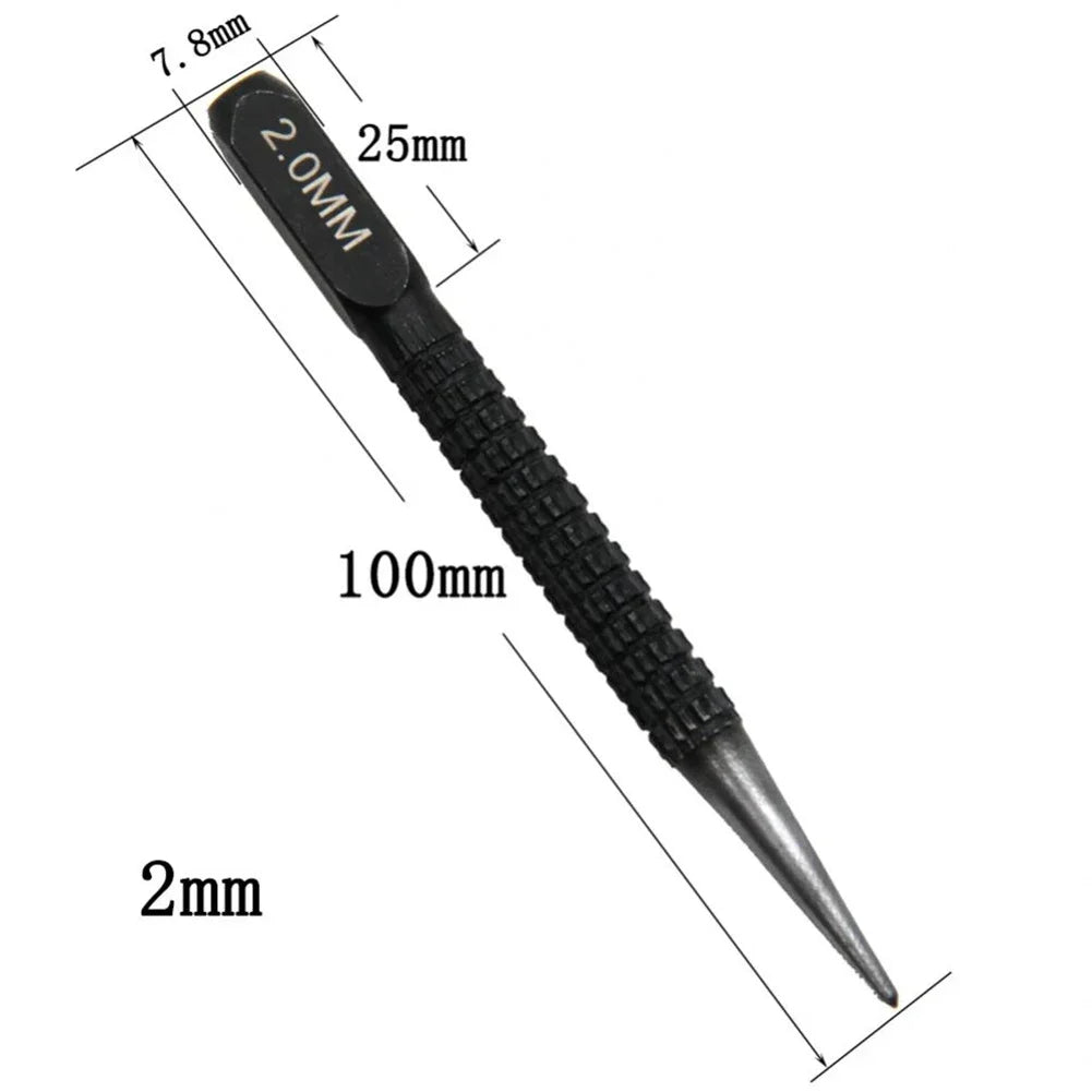 Accurate Center Punch Marking Strong Non-Slip Positioning 1.5/2/3mm Adjustable Alloy Steel Drilling Hand Tools