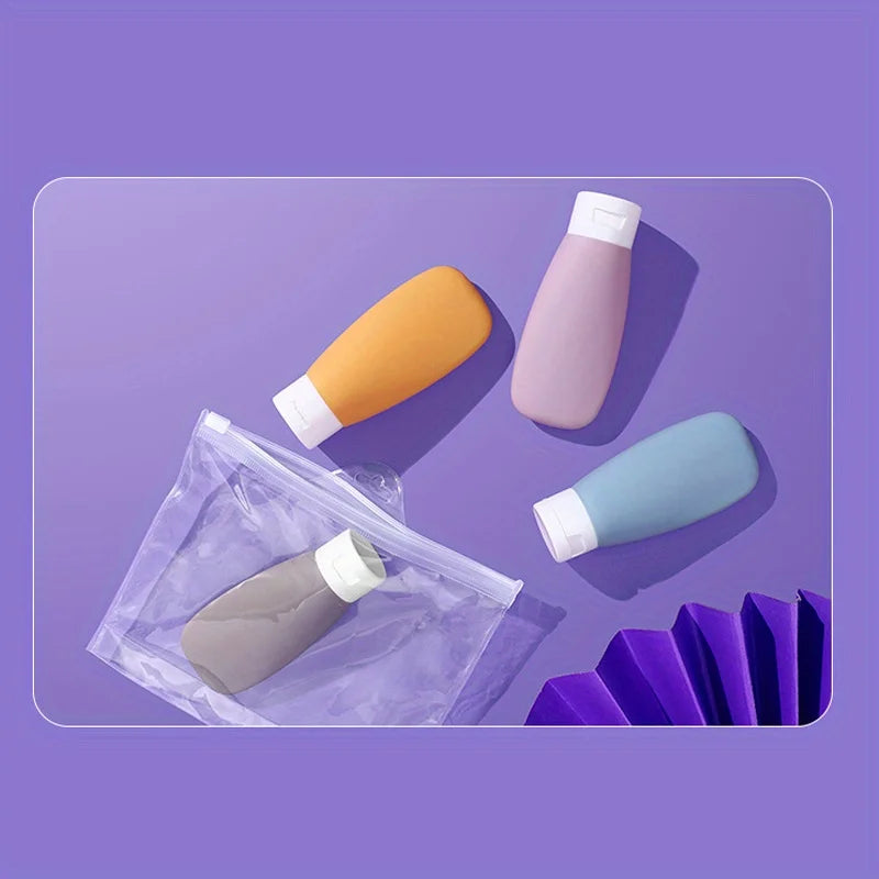 Morandi Tube Squeeze Bottle Portable Skin Care Products Dispensing Ottle Lotion Hand Cream Body Wash Travel Set Fill Empty